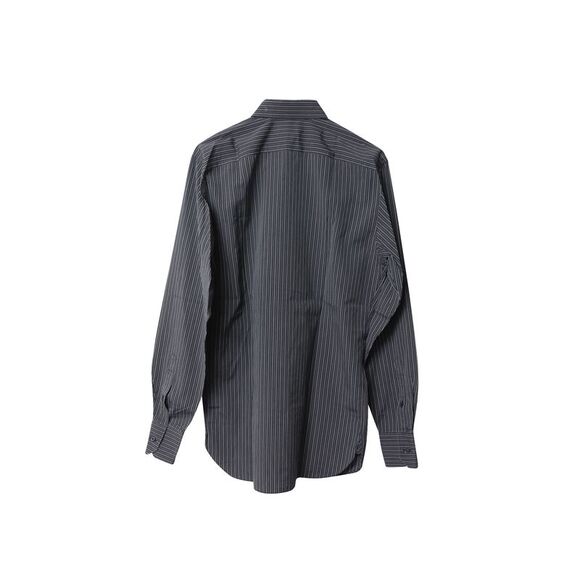 Gucci Striped Button Down Shirt in Navy Blue Cotton - Picture 2 of 7